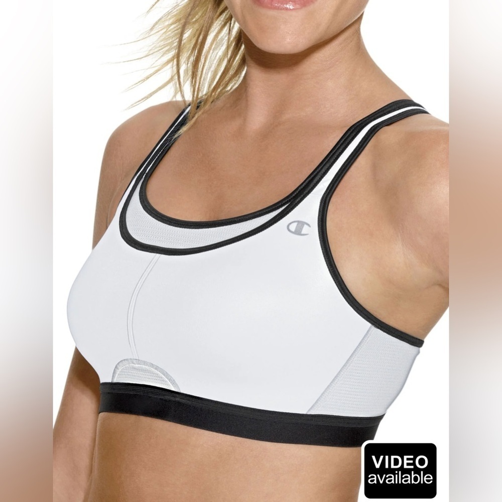 Champion White Sports Bra​ Size 38D
